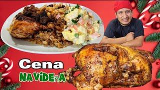 ¿No te alcanza para el pavo en navidad? no te preocupes preparamos Cena Navideña con pollo y arroz