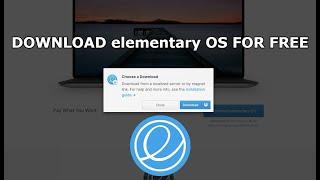 HOW TO DOWNLOAD elementary OS FOR FREE  2021  EASY METHOD