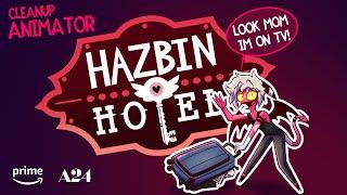 I WORKED ON HAZBIN HOTEL AS A CLEANUP ANIMATOR  ANNOUNCEMENT - ANIMATEDMAU  @PrimeVideo