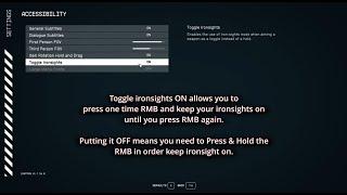 STARFIELD│TIPS & TRICKS - How to MODIFY  Field of View  FOV  Distance + IRONSIGHT OnOFF Option