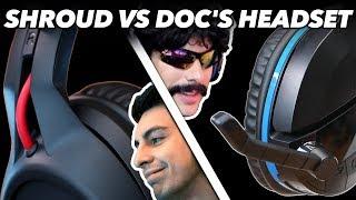 Shrouds Headset Vs. Dr DisRespects Headset We Try Gaming Headsets Used By Pro Gamers in Fortnite
