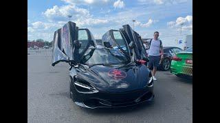 Заезд на McLaren 720S на гоночной трассе Moscow Raceway