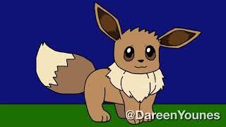 Eevee evolves into a Werewolf “Pokémon Parody”