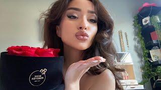 asmr in spanglish   Valentines Rose Forever  ️