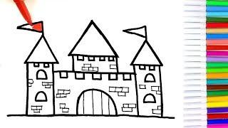 Disegnare Castello divertente   Video disegno