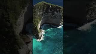 Kelingking Beach - my favorite spot on Bali. Drone video of T-Rex beach on Nusa Penida. .