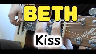 KISS — Beth  Fingerstyle guitar cover  Tabs