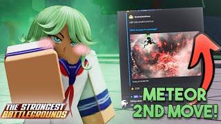 LEAKED UPD TATSUMAKI METEOR MOVE + UPDATE RELEASE DATE  The Strongest Battlegrounds