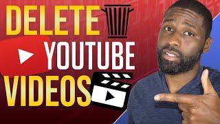 How to delete videos on YouTube 2021  PC or Phone