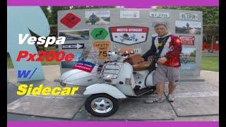 Vespa Px 200 e wCozy Sidecar Walkaround I #vespa I #vcop I #px150 I Cozy Rocket Sidecar I #vespapx