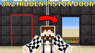 ULTIMATE 3x2 Hidden Piston Door Minecraft 1.20 Tutorial