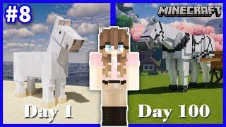 100 Days in Minecraft LIVE  Horse Edition #8