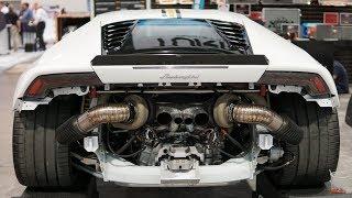 Sheepey Built Twin Turbo Lamborghini Huracan and Lancer Evolution - Custom Race Cars - SEMA 2017