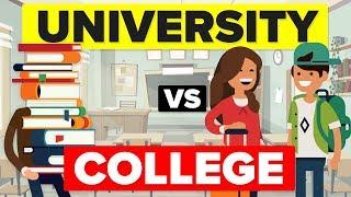 University VS College - Whats The Difference? Education Comparison