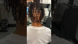 Small comb coil starter locs  #locsstyles #starterlocs #combcoils