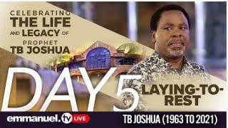 LIVE THANKSGIVING SERVICE - CELEBRATING THE LIFE AND LEGACY OF PROPHET TB JOSHUA - DAY  6