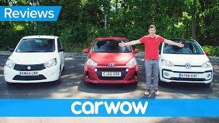 Volkswagen Up vs Hyundai i10 vs Suzuki Celerio review - which is best?  Head2Head