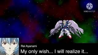 SRW - Rei Ayanami Evangelion Pilots Wing Gundam Zero Custom