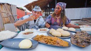 Queen of WEST AFRICAN FOOD + Mysterious Stilt Dances  Côte d’Ivoire 