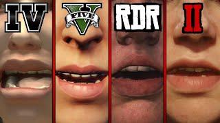 CRAZY DETAILS  GTA4 vs. GTA5 vs. RDR vs. RDR2