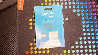 Samsung microSD Card EVO Plus new version 256GB - Silent Unbox & Test