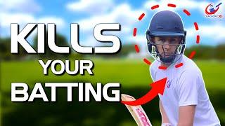 This can COMPLETELY DESTROY your BATTING - Fixing Incorrect head positions when batting