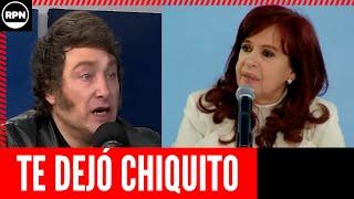 Cristina SE la CLAVÓ AL ÁNGULO a Milei Si hubiésemos adoctrinado no sería presidente