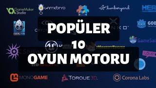 Popüler 10 Oyun Motoru