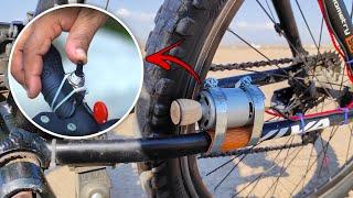 How to make electric bike using 775 dc motor at home - DIY homemade electric bike