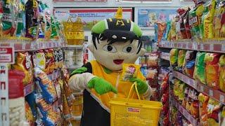 BADUT BOBOIBOY BORONG JAJANAN DI ALFAMART   Badut lucu vlog