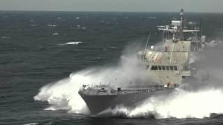 LCS 5 Acceptance Trials high speed highlights