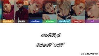 MONSTA X 몬스타엑스 - Shoot Out Colour Coded Lyrics HAN-ROM-ENG