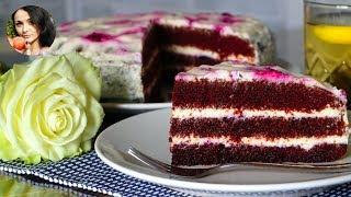 Сочный Торт СМОРОДИНКА Простой и вкусный Шоколадный торт  Рецепт  Кулинарим с Таней