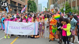 Toronto Pride Street Festival Walk & Trans March  2024