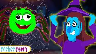 Three Little Loony Witches Halloween Song + More Spooky Scary Rhymes For Kids By Teehee Town