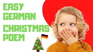 Advent Advent Ein Lichtlein Brennt  Easy German Christmas Poem  German for Kids  KidsGerman