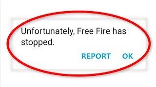 How To Fix Unfortunately Free Fire Has Stopped Error  Android Mobile
