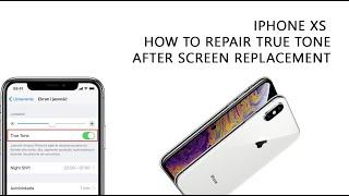 iPhone XS How to Repair True Tone After screen replacement Tutorial  Naprawa funkcji true tone