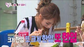 【TVPP】YuraGirls Day - Host A Sumptuous Feast 유라걸스데이 - 처가식구들 먹방을 위한 진수성찬 @ We Got Married