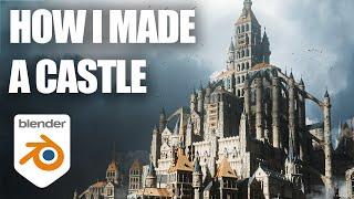 Blender Scene Breakdown Giant Castle