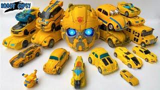 Unusual Rise of the BumbleBee TRANSFORMERS Toys Yellow Tobot Robot The Beasts OPTIMUS PRIME Revenge