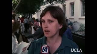 KTLA News Protesters picket budget cuts eliminating Medi-Cal funds for abortions 1978