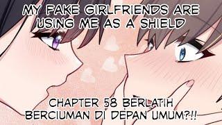 My Fake Girlfriends Are Using Me As A Shield Chapter 58 Berlatih Berciuman Di Depan Umum?