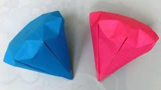 How to Make a Paper Diamond with Eight edges  Origami