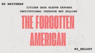 Citizen Data Sleuth Exposes Institutional Investor Net Selling