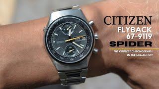 Citizen’s HIDDEN GEM Chronograph Watch From The Past  Spider Flyback 67-9119