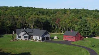 Custom Home & Barn Fly-Over