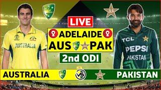 Australia vs Pakistan 2nd ODI Live Scores  AUS vs PAK 2nd ODI Live Scores & Commentary