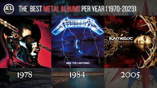 The Best HEAVY METAL Album of Each Year  1970-2023 .