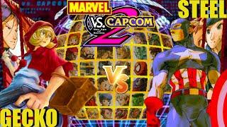 Marvel vs Capcom 2 STEEL vs GECKO